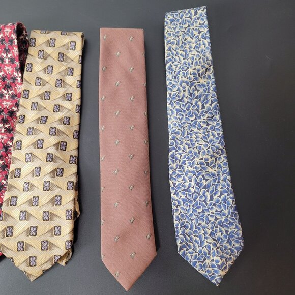 Designer Tie Lot Of 6 By Robert Talbott Giorgio & Serica - Picture 4 of 10